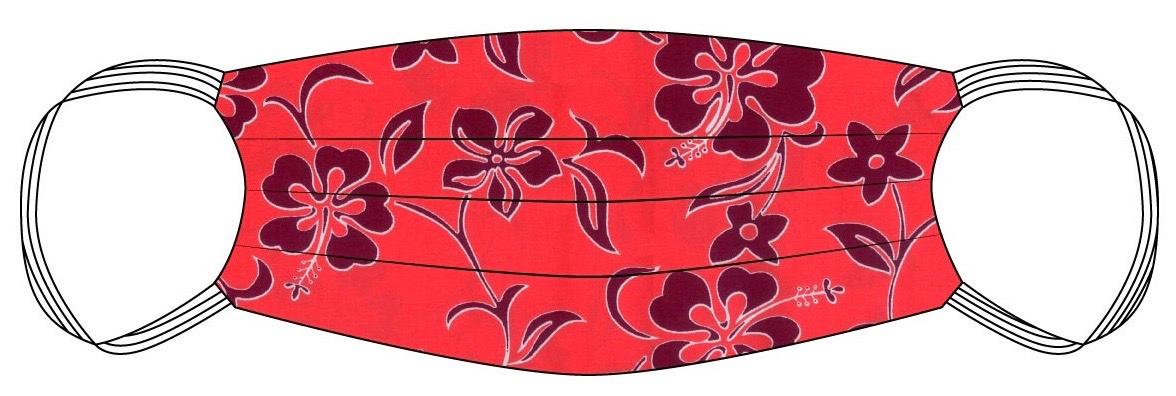 Hawaiian print Safety Mask